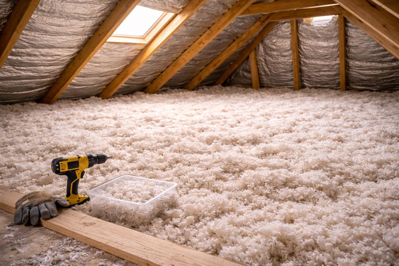 Isolering: loftet er et af de vigtigste steder at starte